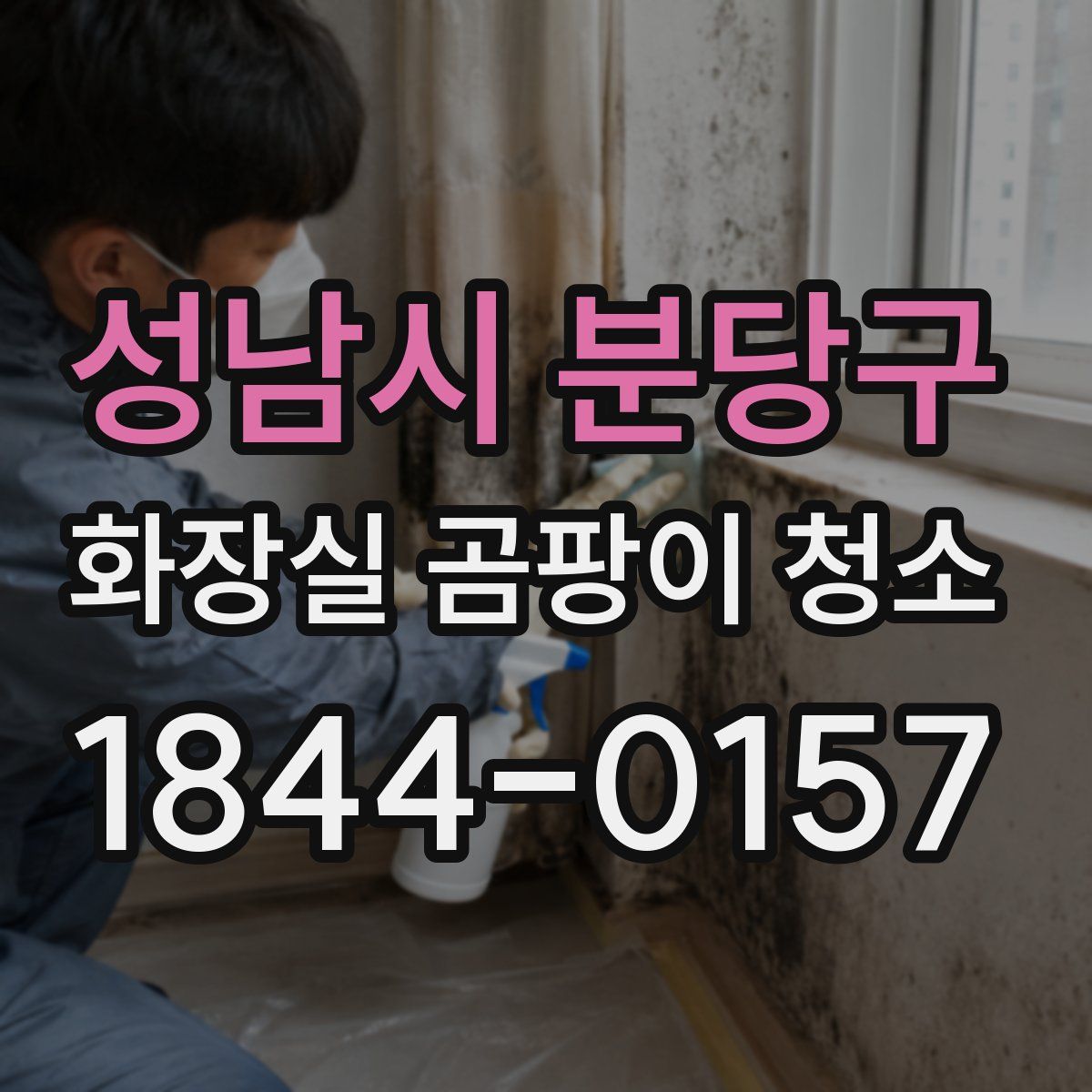 성남시 분당구 화장실 곰팡이 청소