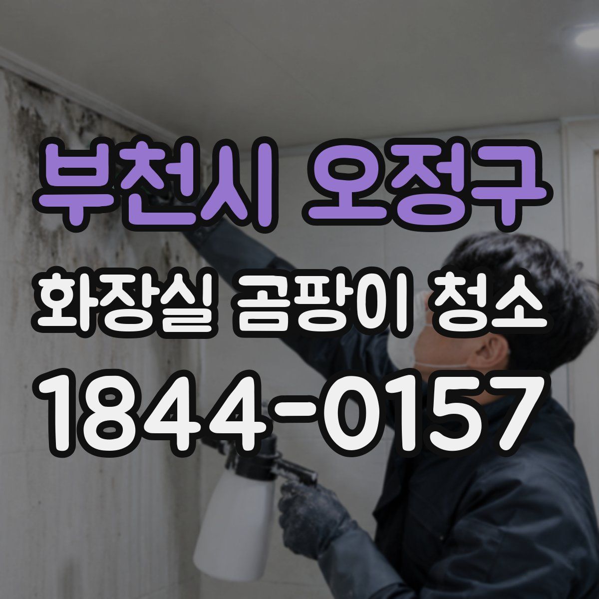 부천시 오정구 화장실 곰팡이 청소