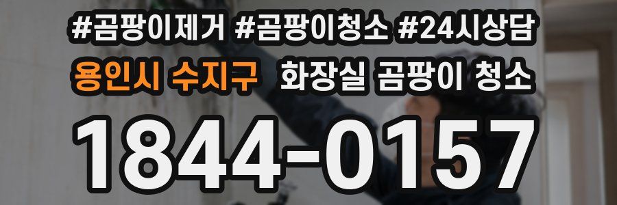 용인시 수지구 화장실 곰팡이 청소