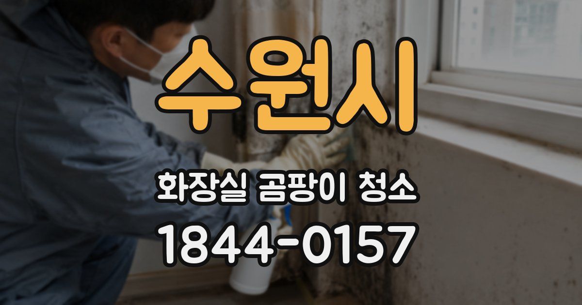 수원시 화장실 곰팡이 청소
