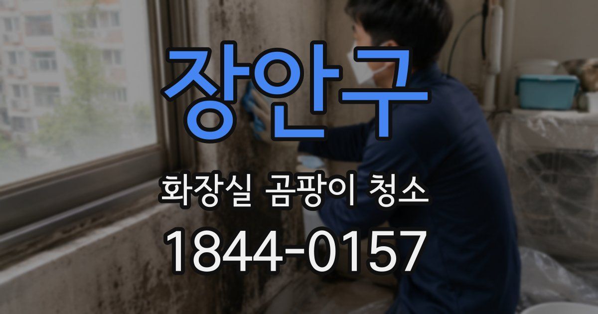 장안구 화장실 곰팡이 청소