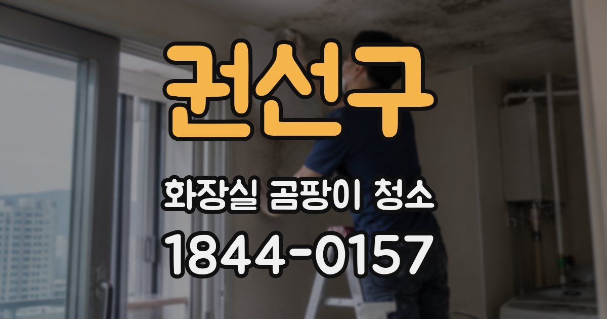 권선구 화장실 곰팡이 청소