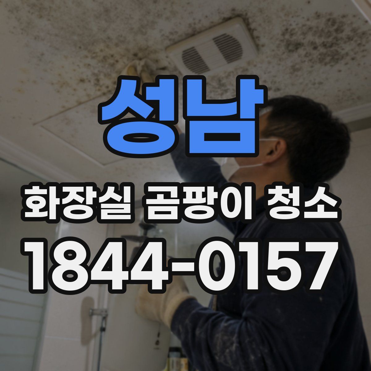 성남 화장실 곰팡이 청소