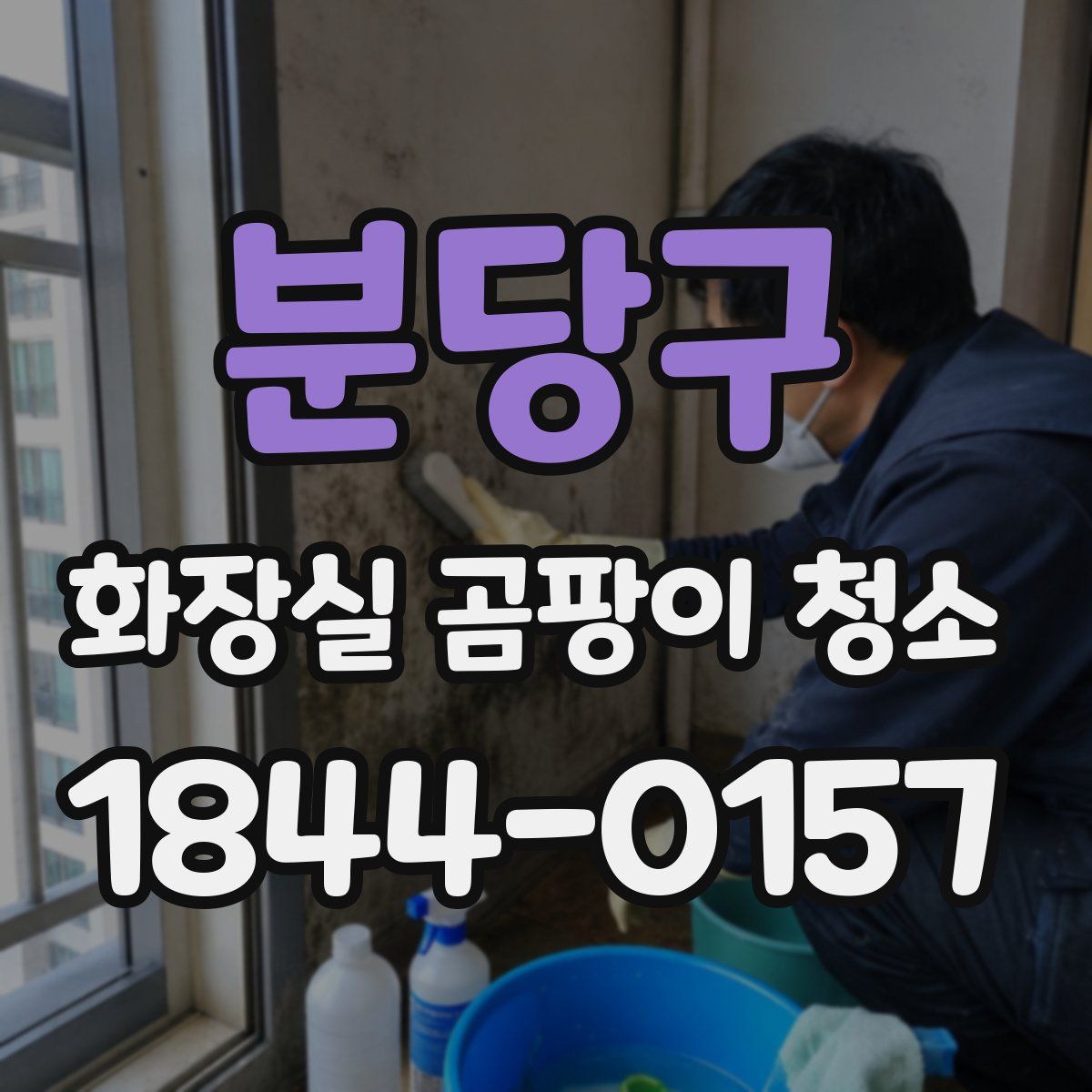 분당구 화장실 곰팡이 청소