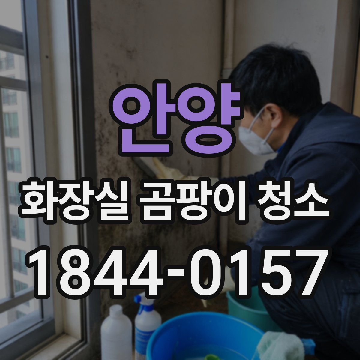 안양 화장실 곰팡이 청소