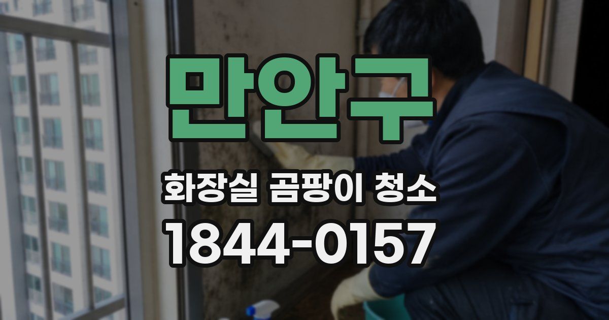만안구 화장실 곰팡이 청소