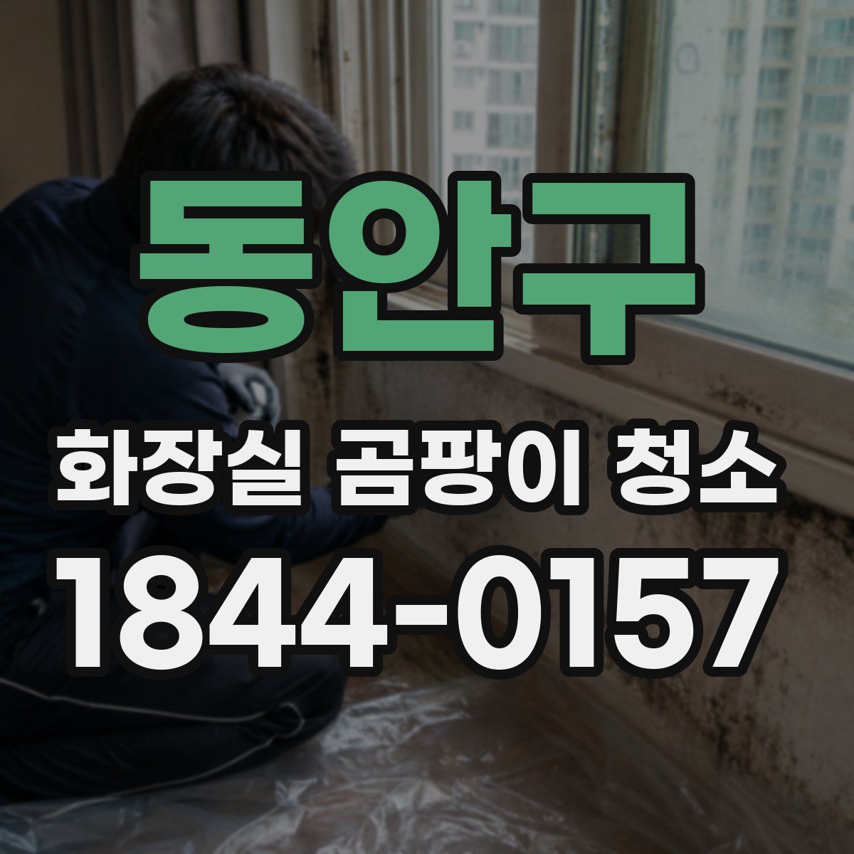 동안구 화장실 곰팡이 청소