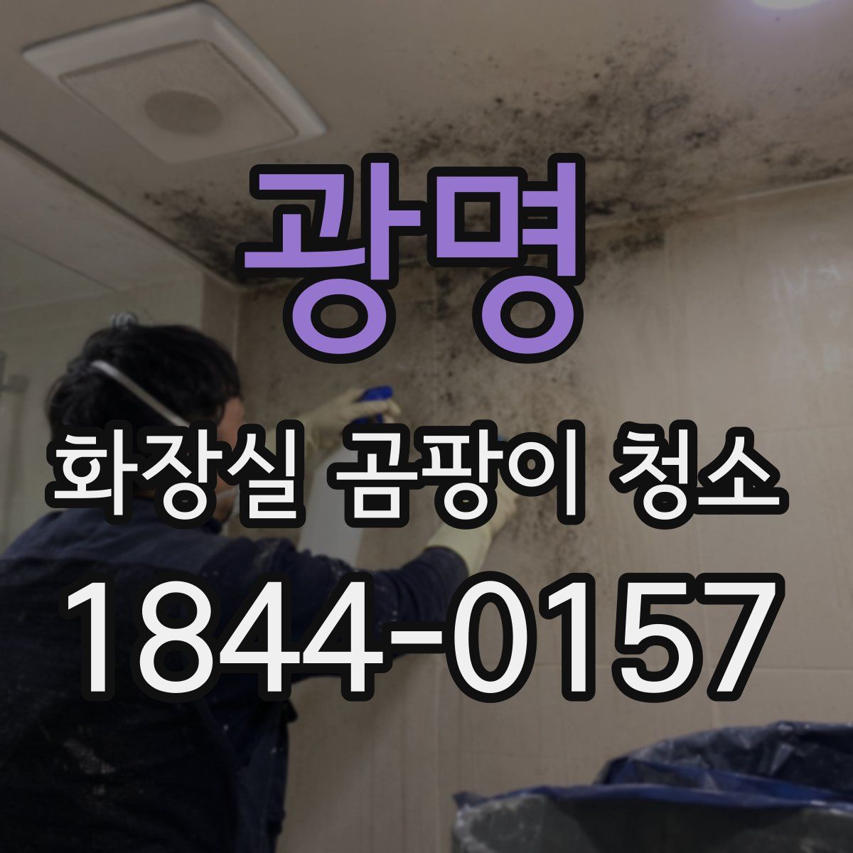 광명 화장실 곰팡이 청소
