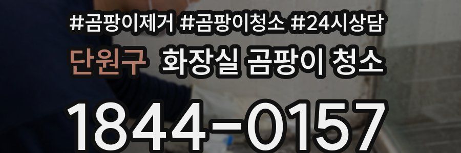 단원구 화장실 곰팡이 청소