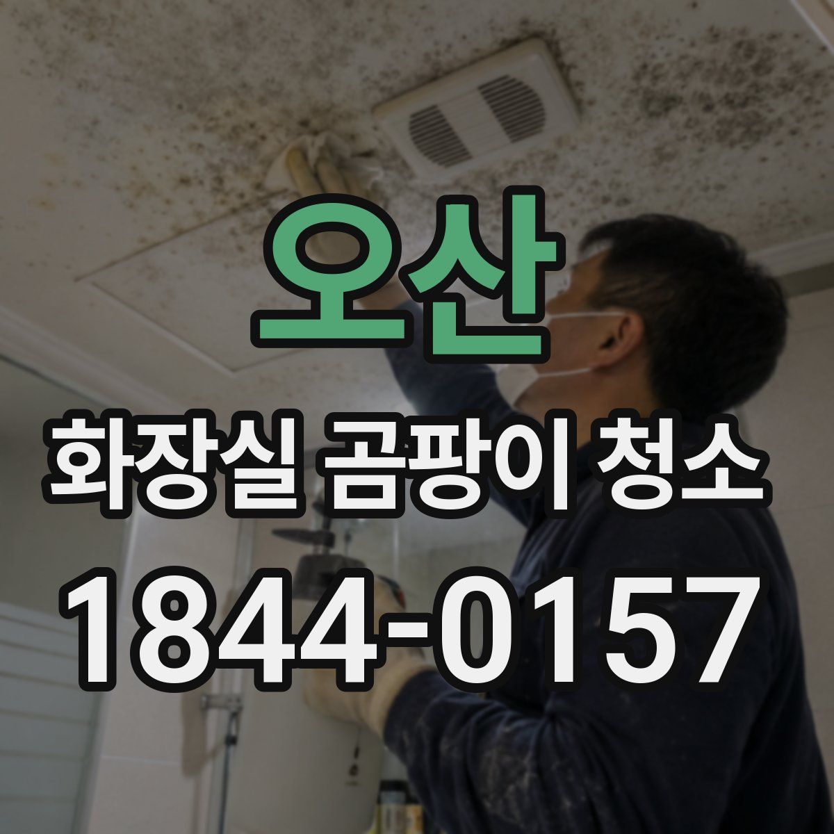 오산 화장실 곰팡이 청소
