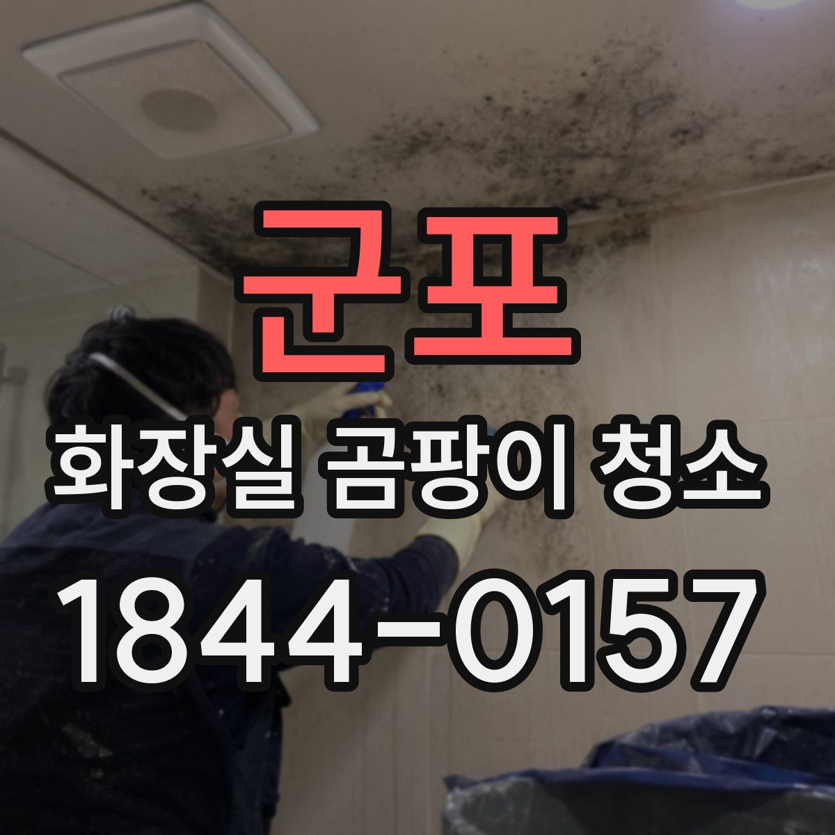 군포 화장실 곰팡이 청소