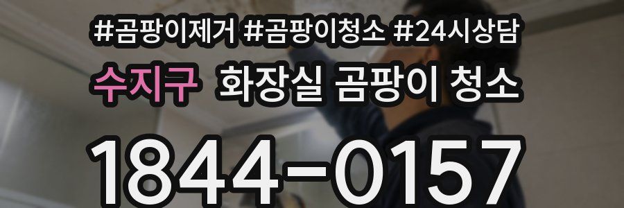 수지구 화장실 곰팡이 청소