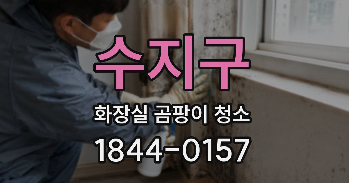 수지구 화장실 곰팡이 청소