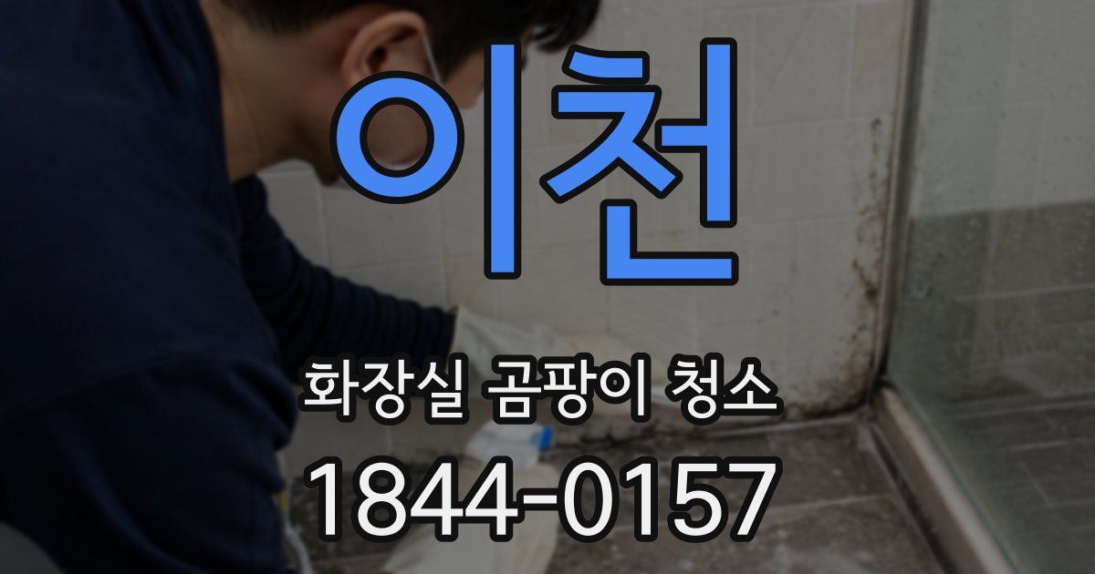 이천 화장실 곰팡이 청소