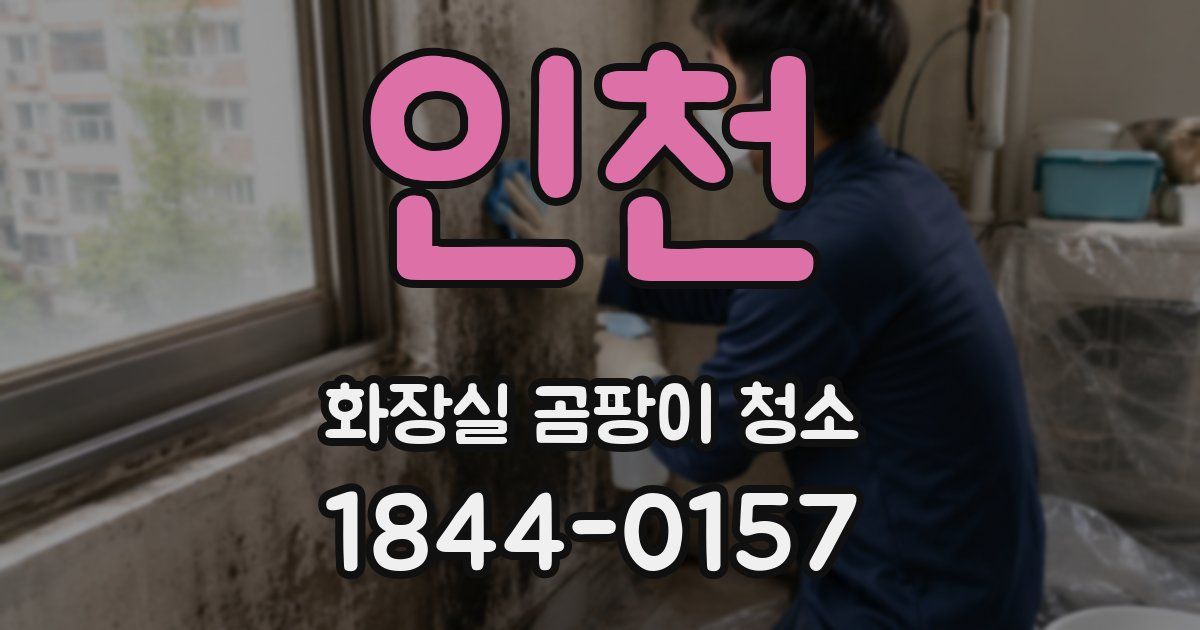 인천 화장실 곰팡이 청소