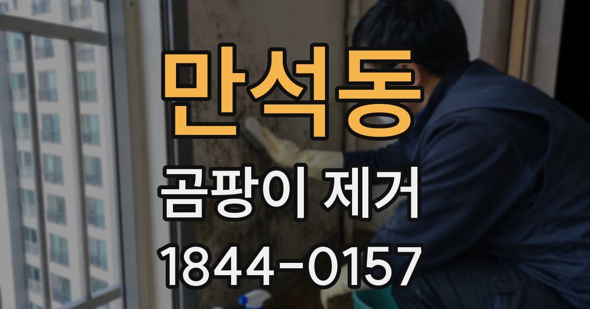 만석동 곰팡이 제거
