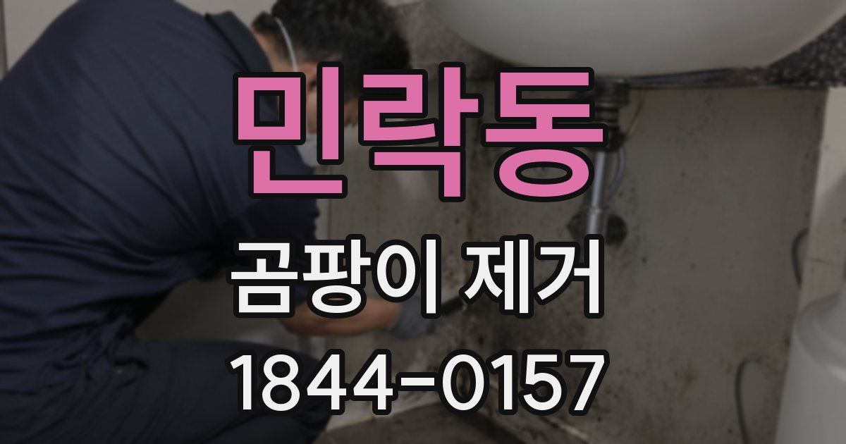 민락동 곰팡이 제거