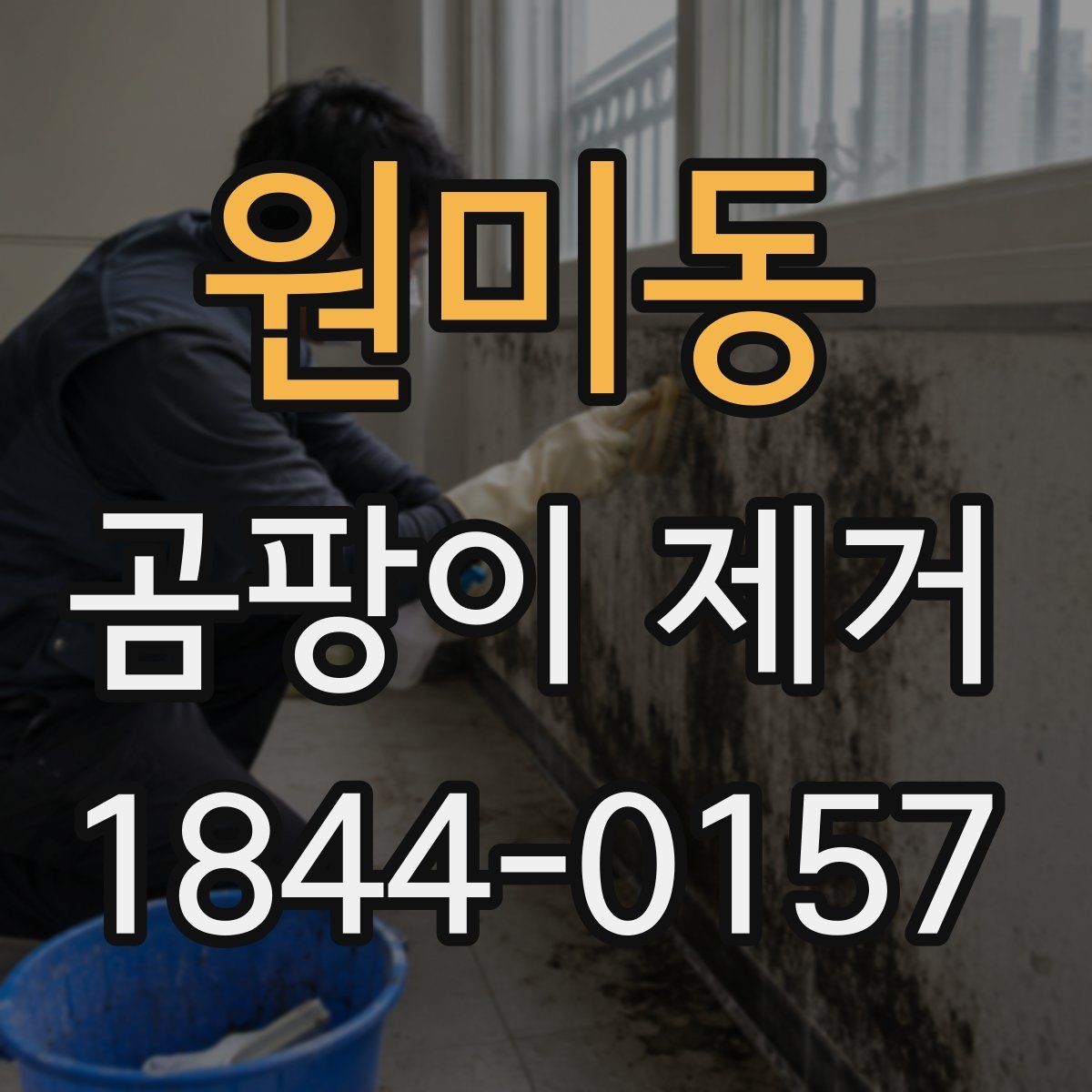 원미동 곰팡이 제거 주방 싱크대 아래 습기 원인