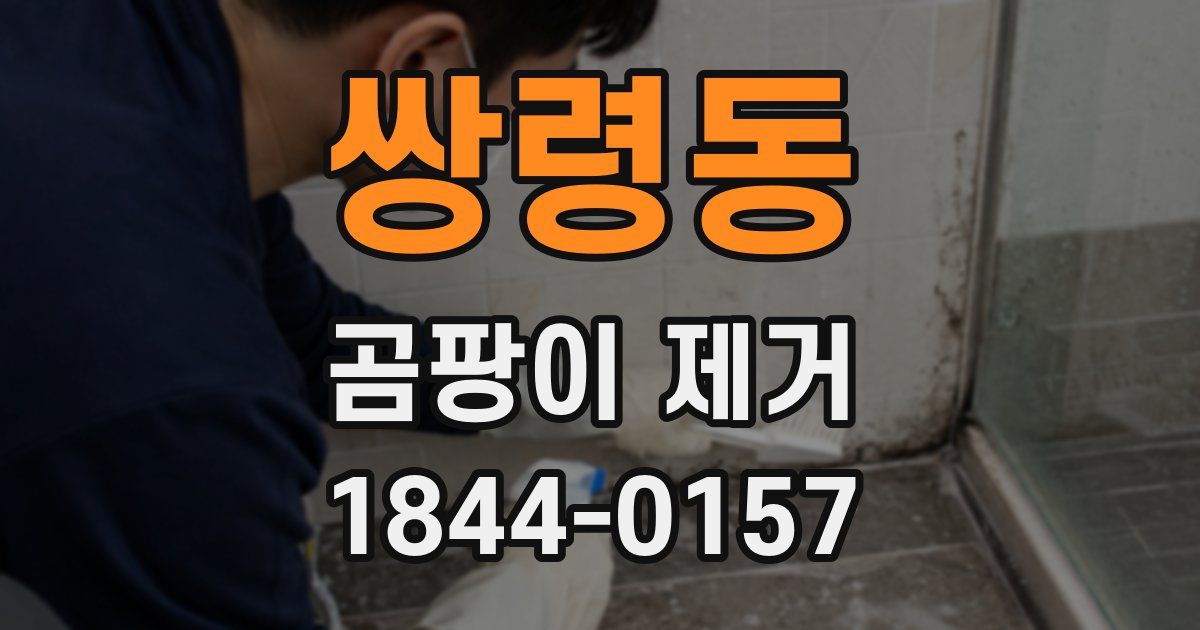 쌍령동 곰팡이 제거