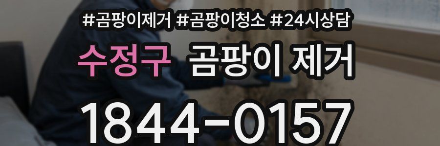 수정구 곰팡이 제거