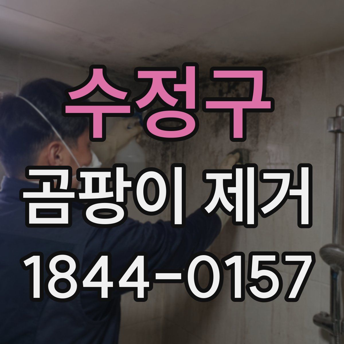 수정구 곰팡이 제거