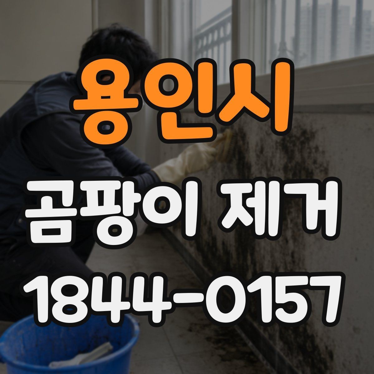 용인시 곰팡이 제거 욕실 실리콘 주변 번짐을 막는 법