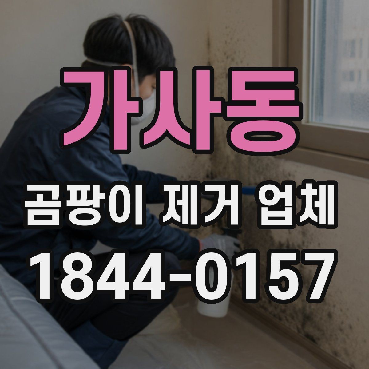 가사동 곰팡이 제거 업체 세대 경계 벽면 오염을 확인하는 절차