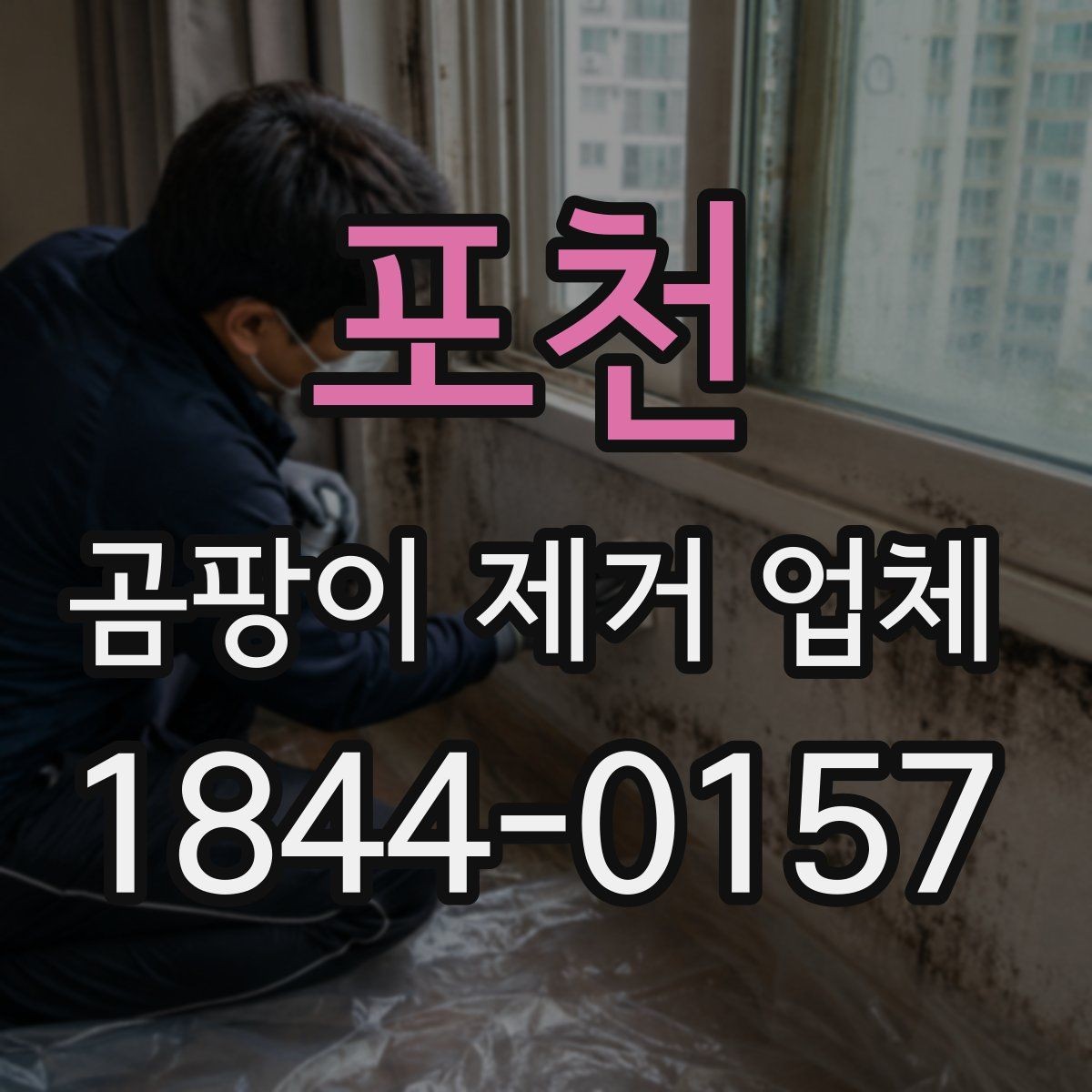 포천 곰팡이 제거 업체 색이 짙은 오염과 옅은 오염을 구분하는 법