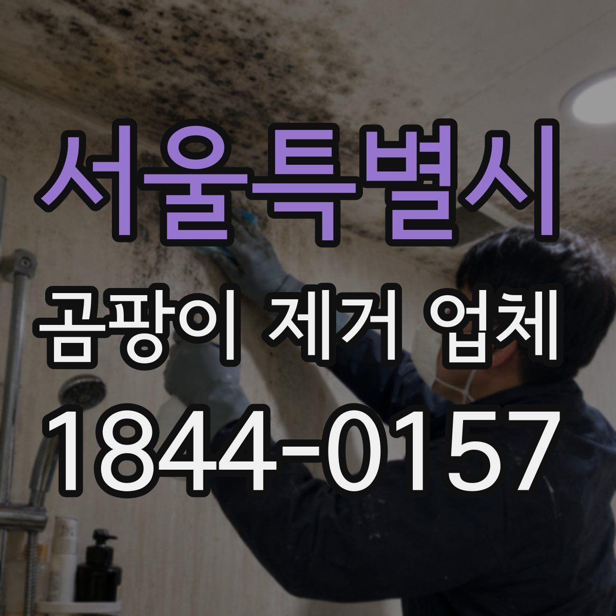 서울특별시 곰팡이 제거 업체 창틀 실리콘과 욕실 줄눈 오염에 맞는 처리법