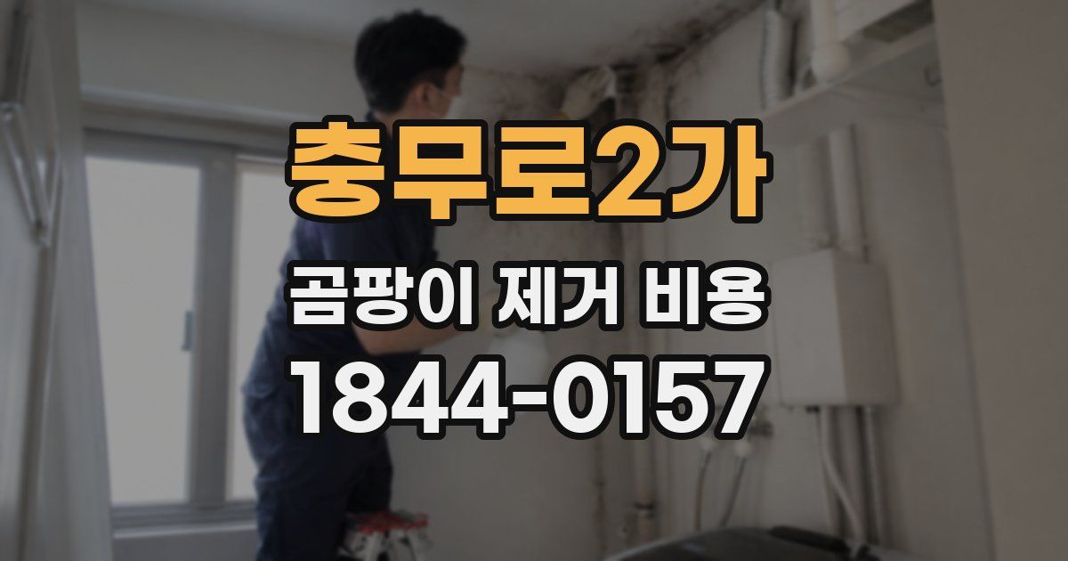 충무로2가 곰팡이 제거 비용
