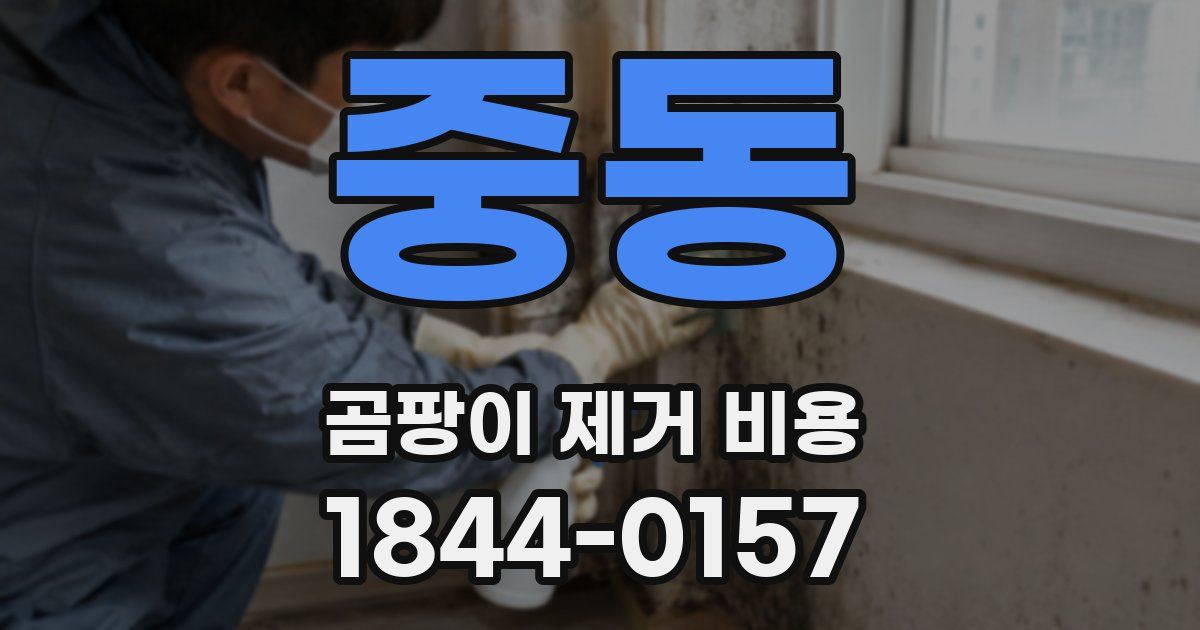 중동 곰팡이 제거 비용