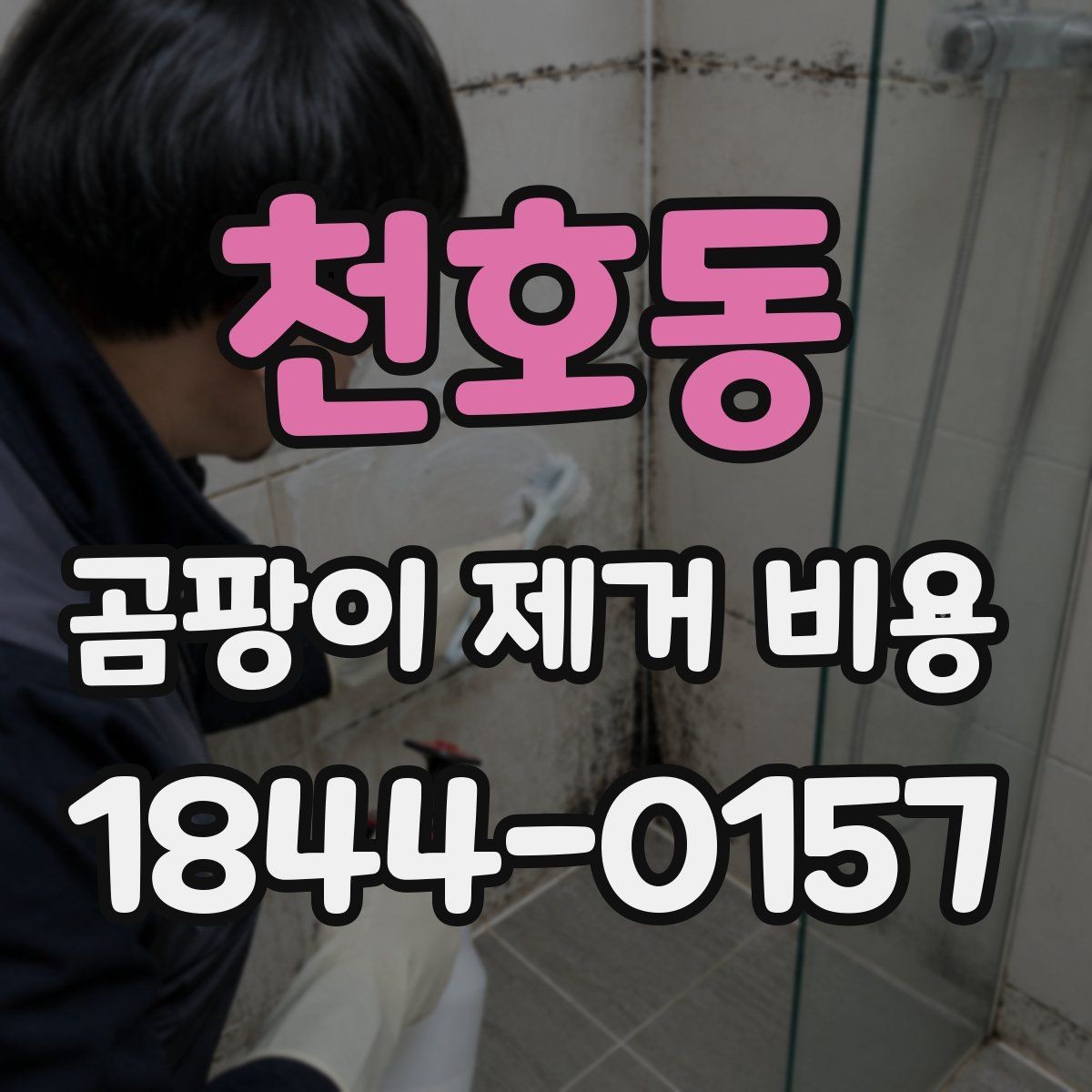 천호동 곰팡이 제거 비용 베란다 단열 상태가 함께 영향을 주는 경우