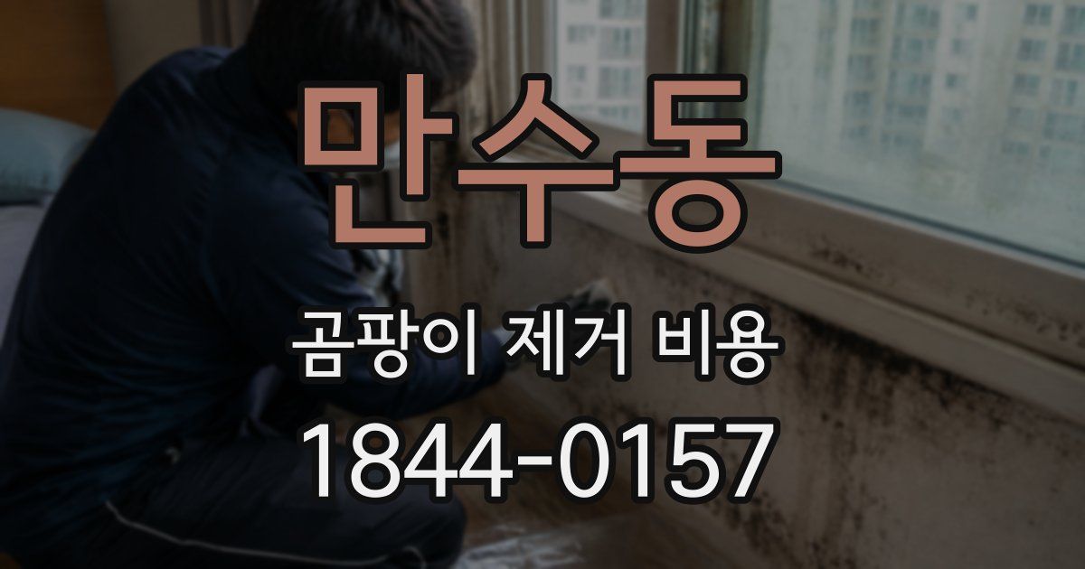 만수동 곰팡이 제거 비용