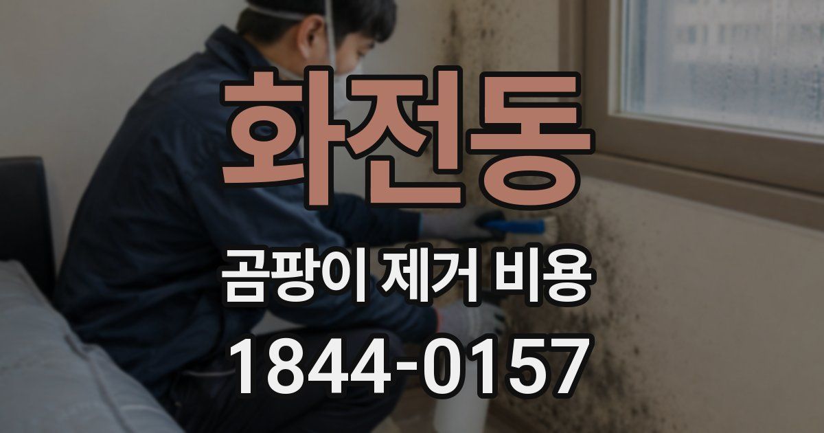 화전동 곰팡이 제거 비용