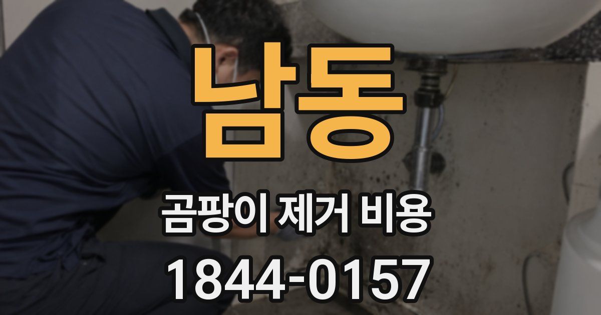 남동 곰팡이 제거 비용