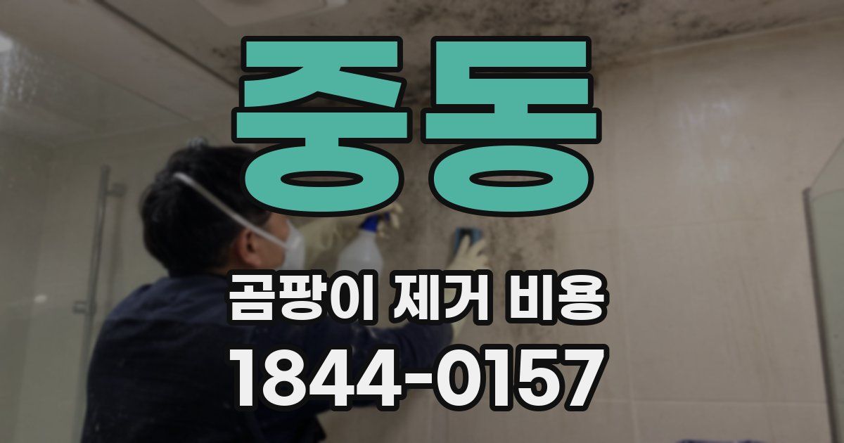 중동 곰팡이 제거 비용
