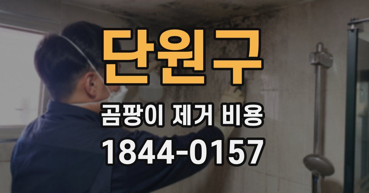 단원구 곰팡이 제거 비용
