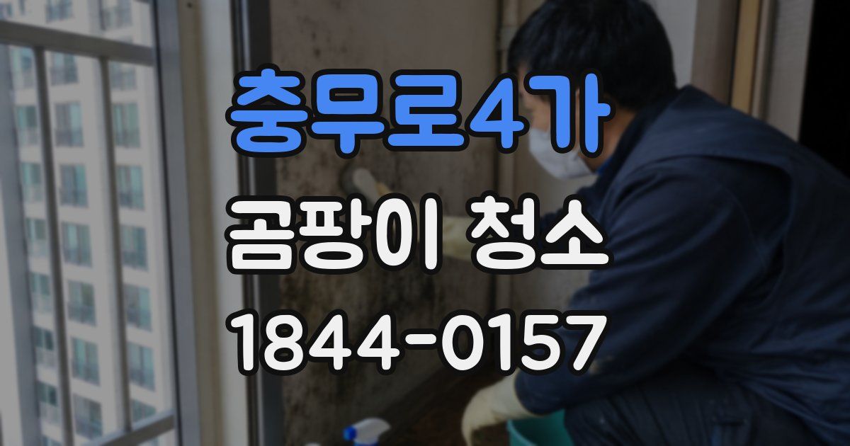충무로4가 곰팡이 청소