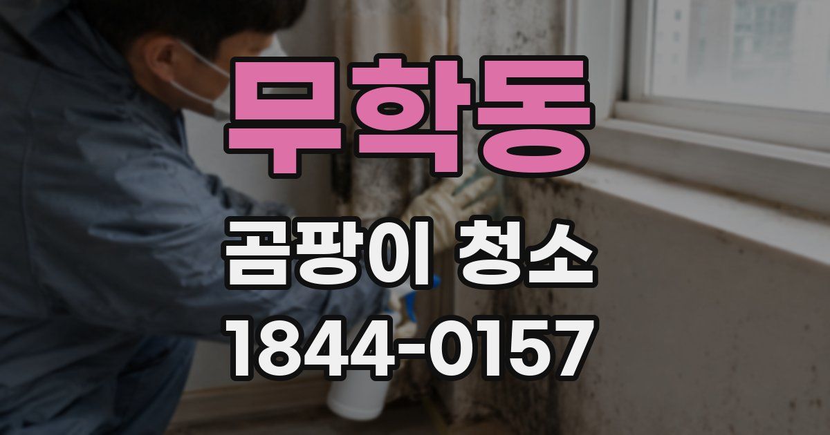 무학동 곰팡이 청소