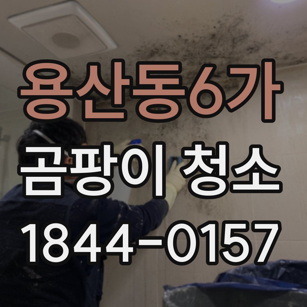 용산동6가 곰팡이 청소 환기 부족한 공간에서 작업할 때 주의할 점