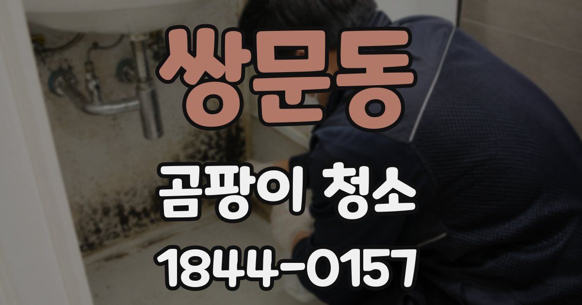 쌍문동 곰팡이 청소