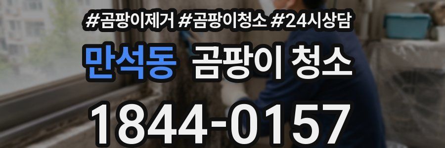 만석동 곰팡이 청소