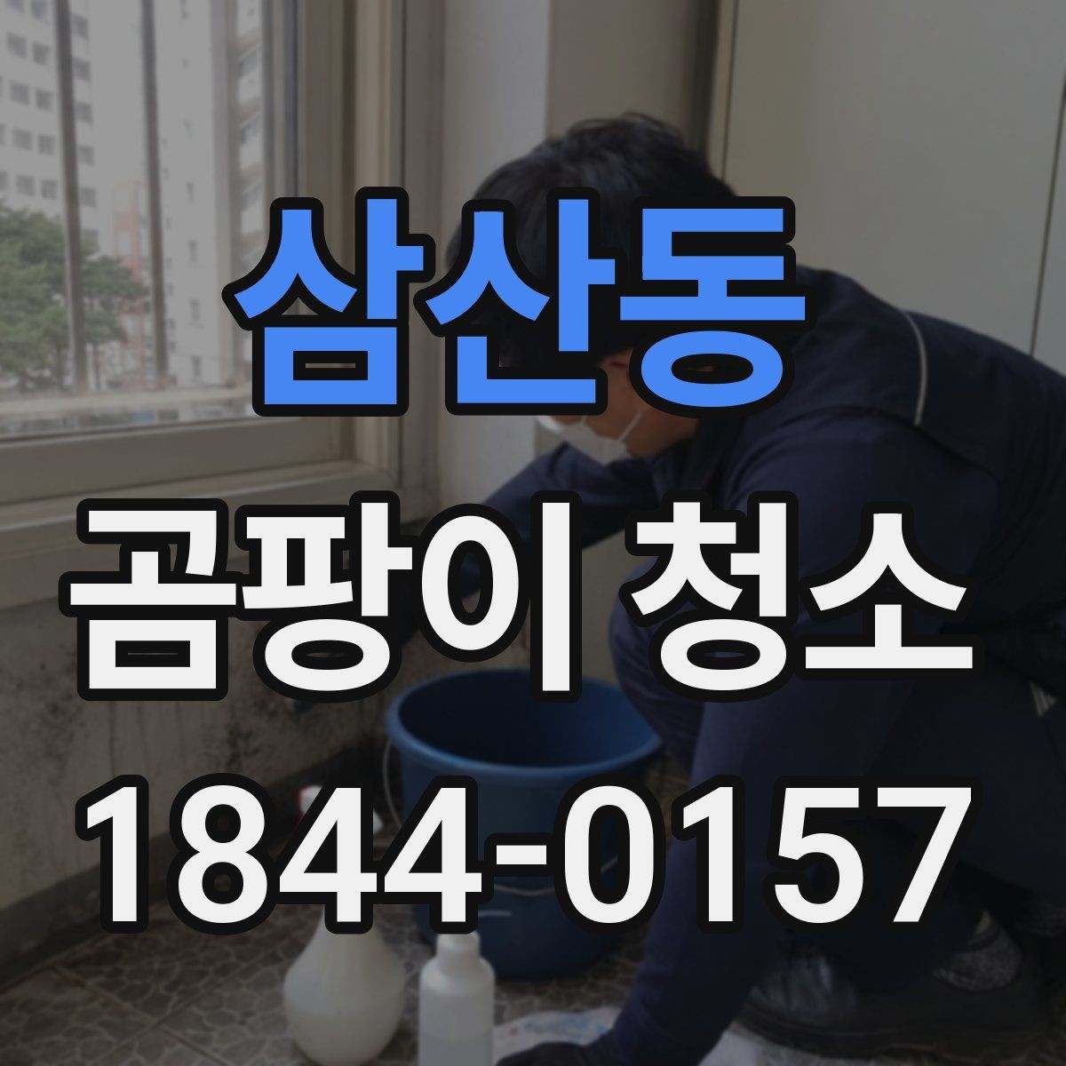 삼산동 곰팡이 청소 제거제 사용 전 마른 수건과 브러시 준비하기