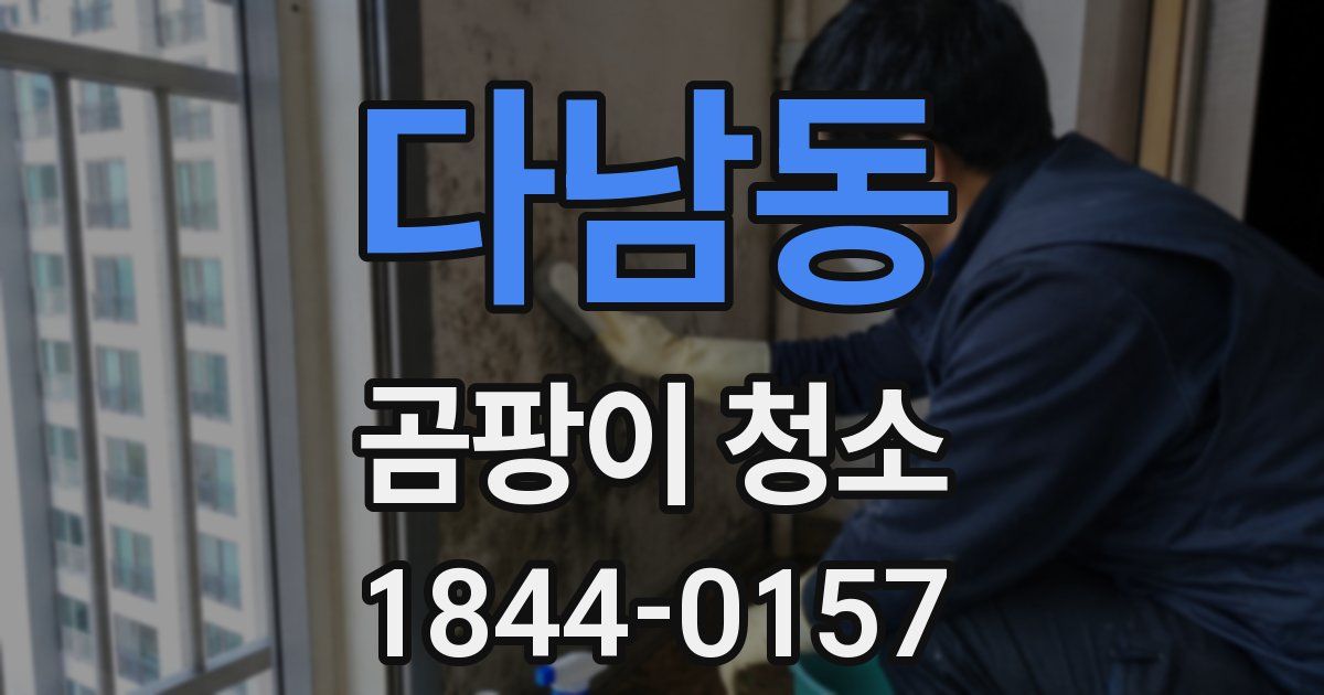 다남동 곰팡이 청소