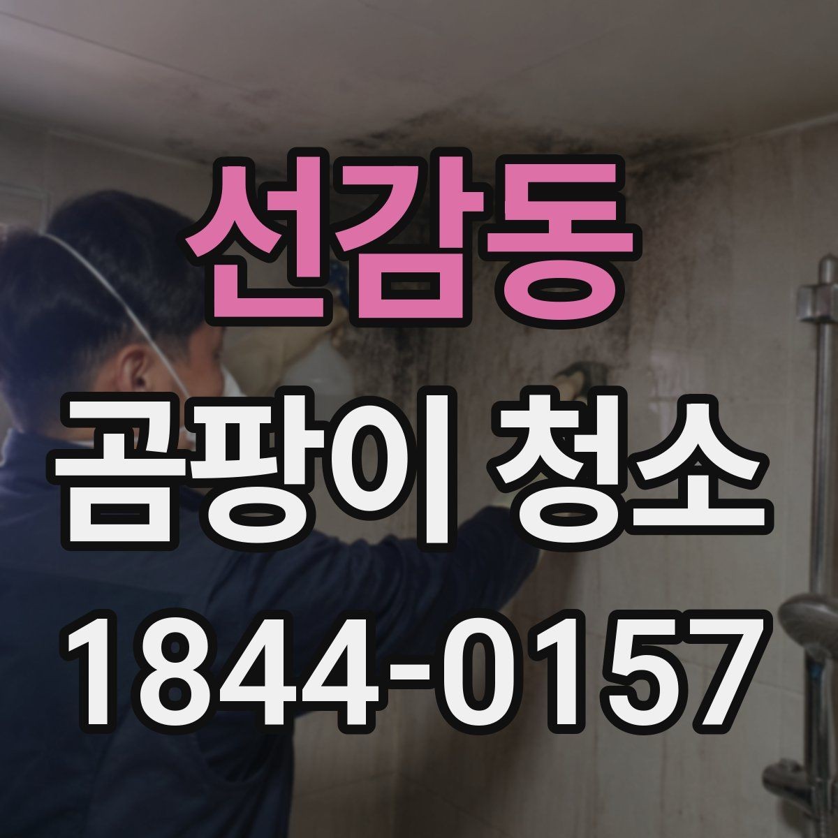 선감동 곰팡이 청소 자국과 얼룩을 나눠 보는 체크 포인트