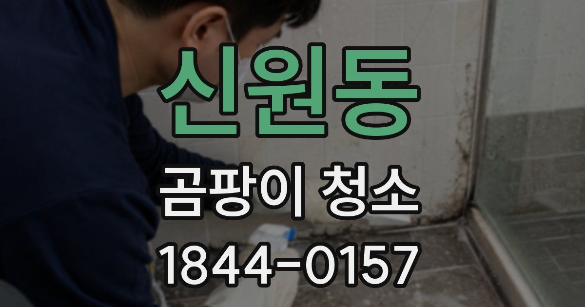 신원동 곰팡이 청소