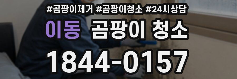 이동 곰팡이 청소