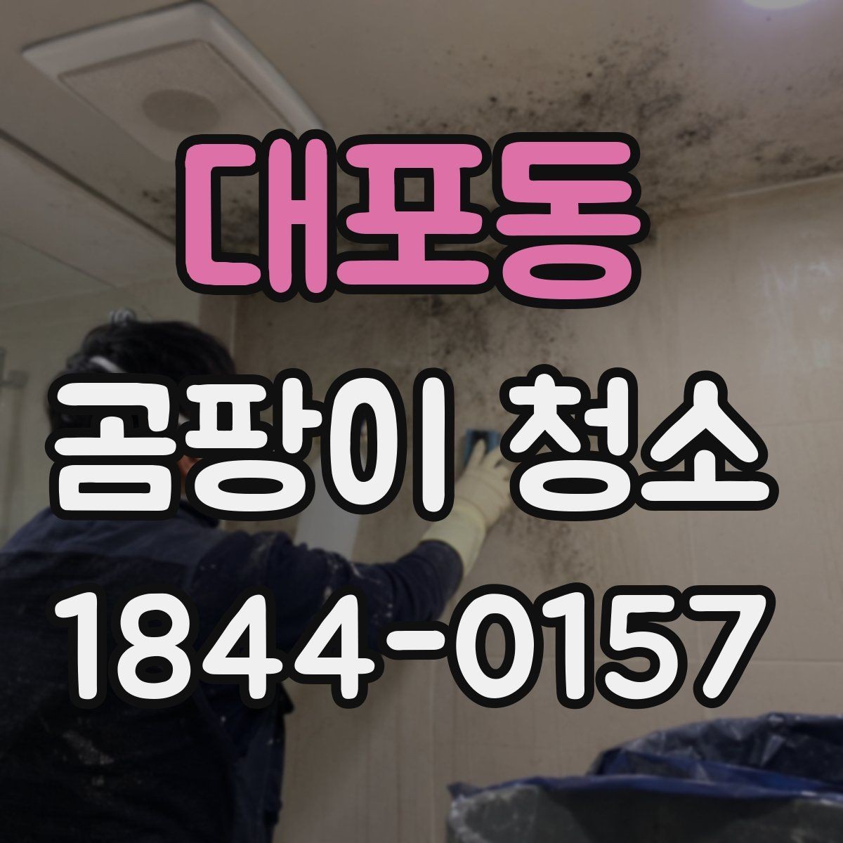 대포동 곰팡이 청소 욕실 타일 줄눈과 실리콘의 청소 방식 차이