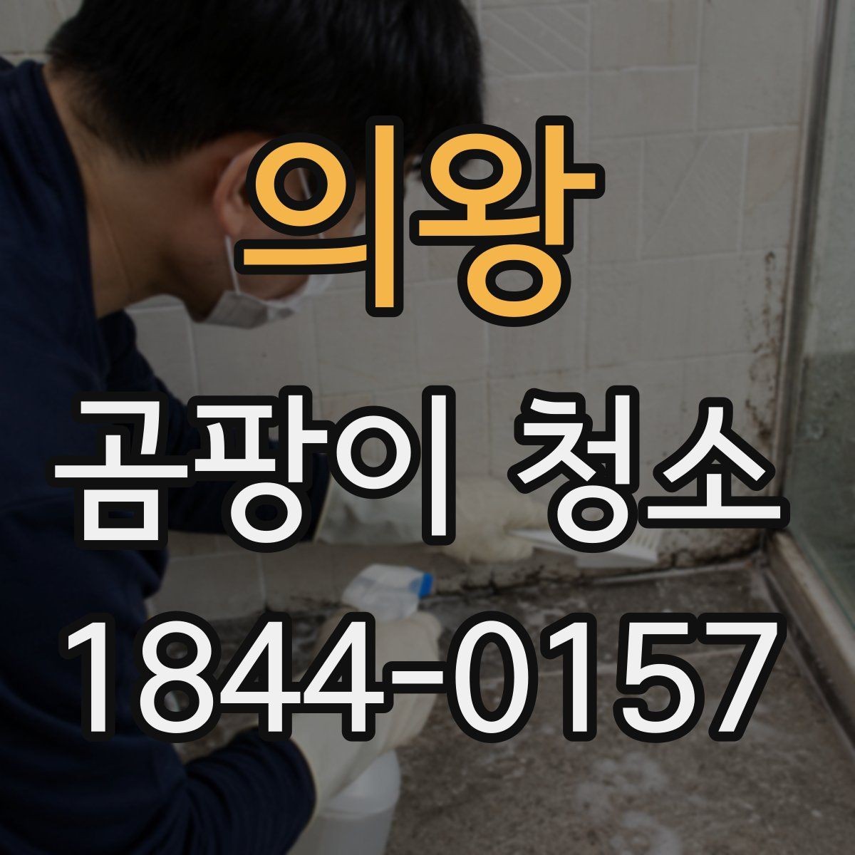 의왕 곰팡이 청소 재도장 전 남은 흔적을 확인하는 체크