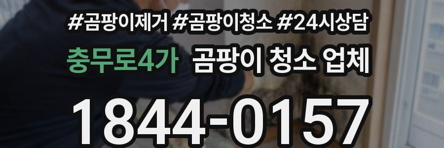 충무로4가 곰팡이 청소 업체